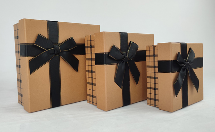 Set of gift boxes, 3 pcs. per pack.