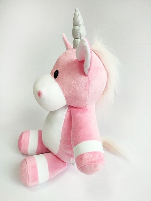 Newbie the unicorn, pink, 50 cm