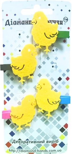 Set of decorations Kurchatko, (4 pcs in a pack)