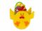 Decorative textile product Easter Basket Chicken, 9 cm
